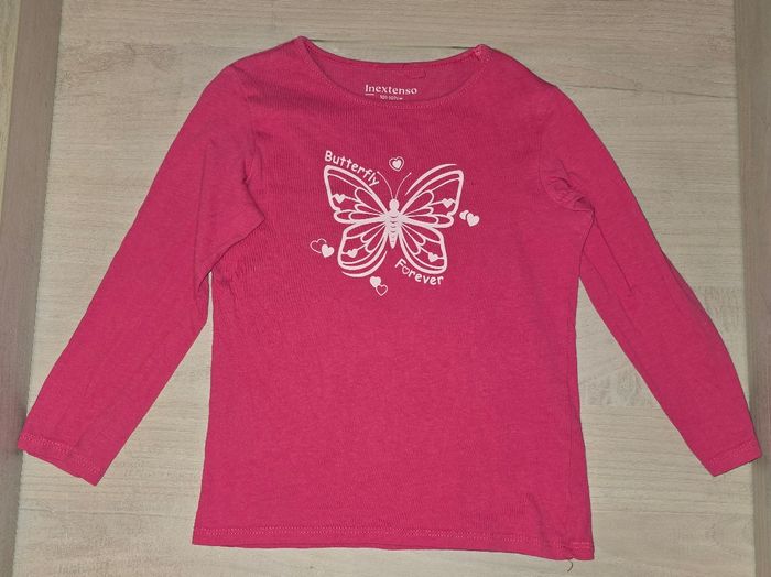 tee shirt manches longues papillon