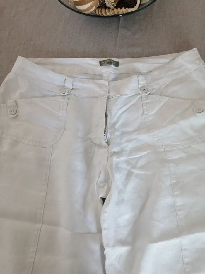 Pantacour blanc