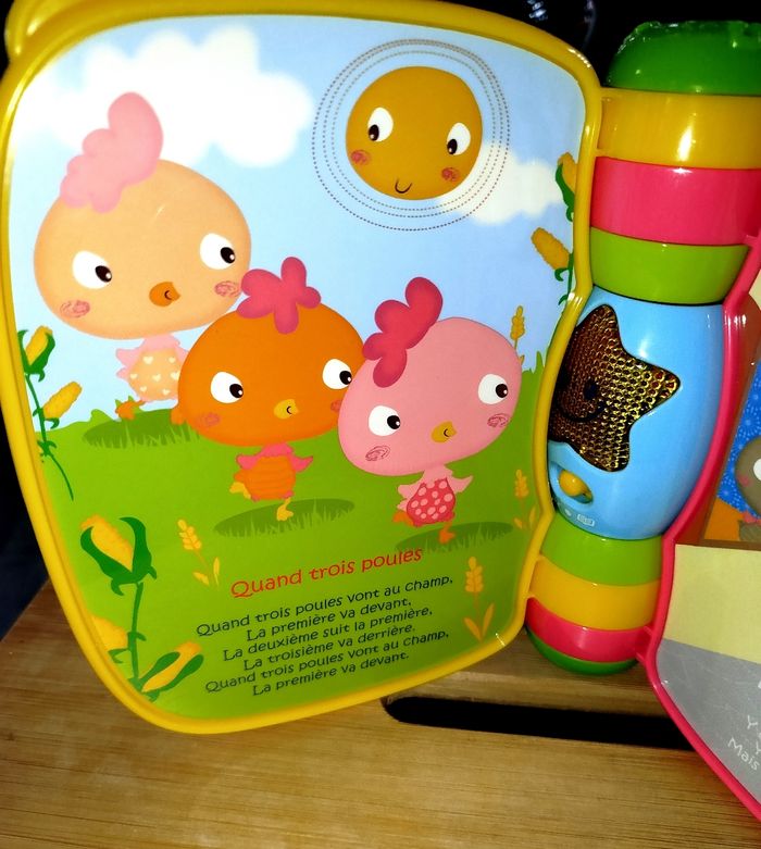 🎄 VTech Livre Interactif Do Ré Mi Super livre enchanté Bleu - photo numéro 4