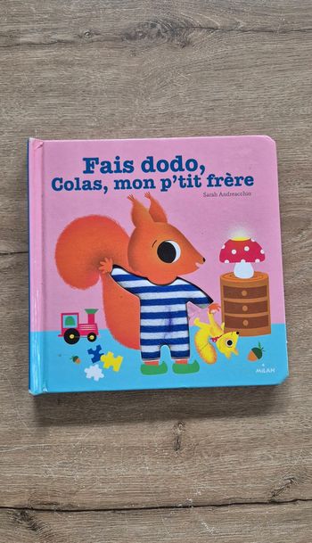 Livre à toucher Fais dodo, Colas mon p'tit frère