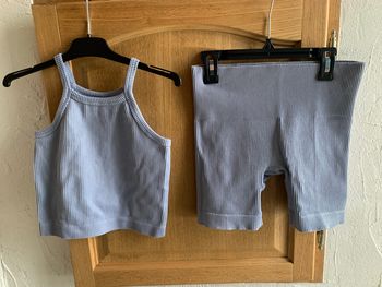Ensemble sport bleu ciel - taille XS