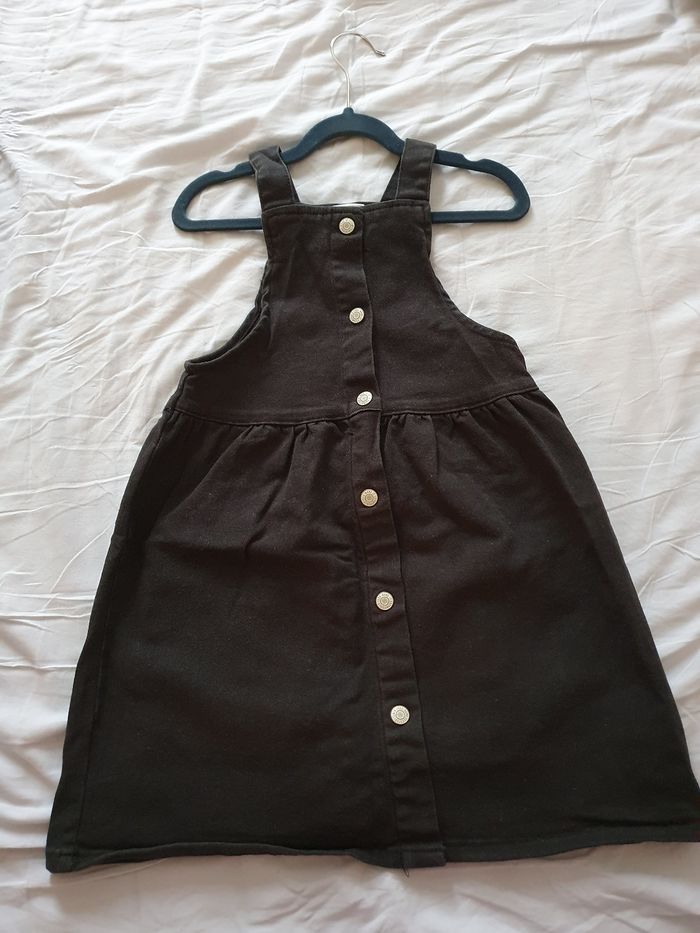 Robe en jean noire