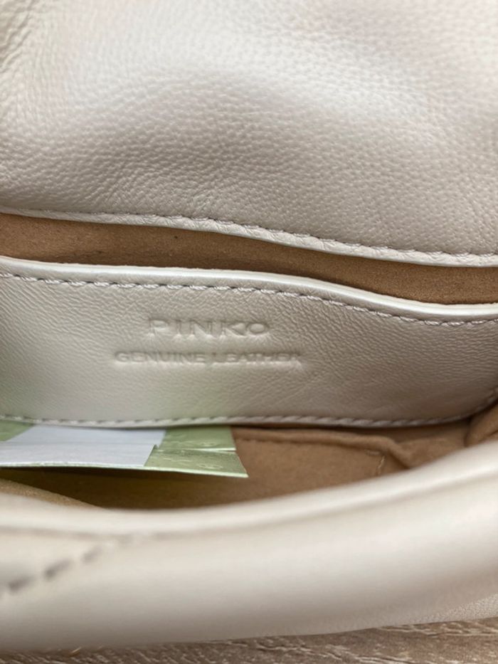 Sac à main PINKO Love Puff MICRO Beige - 10x5x15 - photo numéro 4