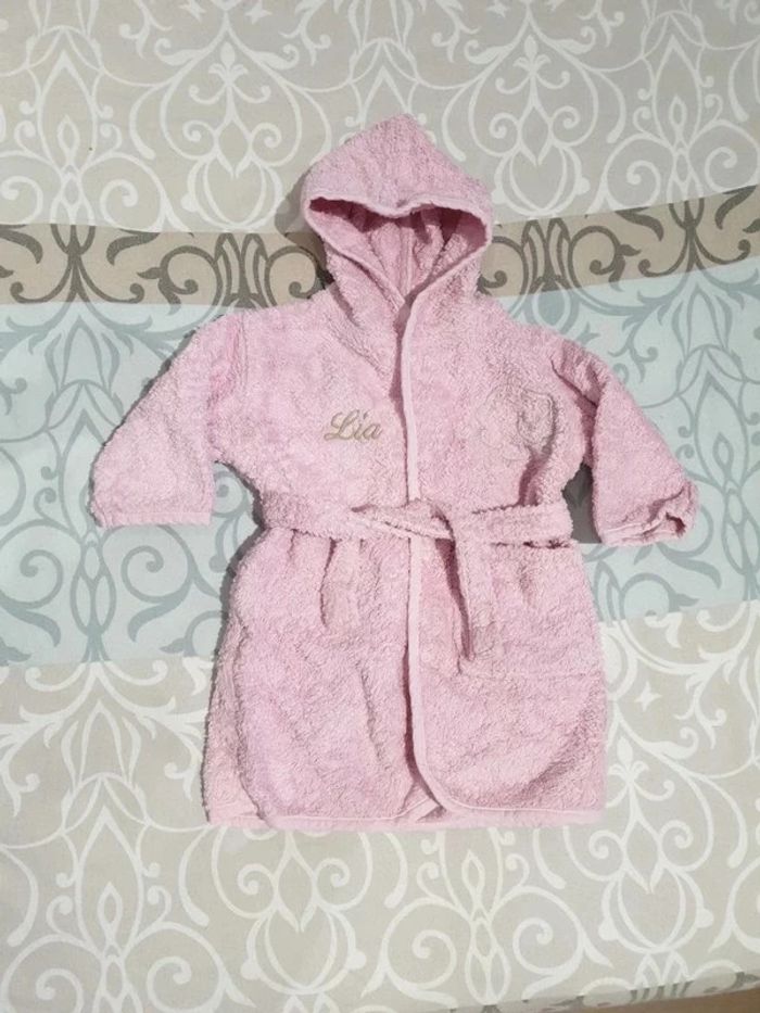 Peignoir avec capuche