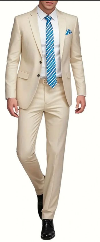 Pantalon classique homme beige taille XXL - Neuf