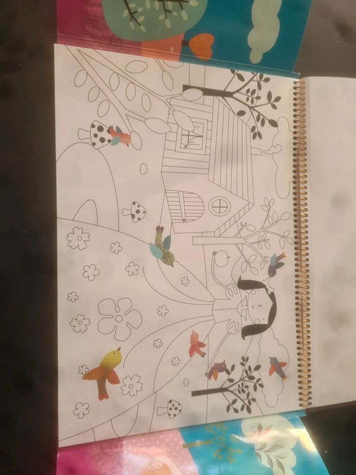 Coloriage merveilleux + 190 stickers - photo numéro 9