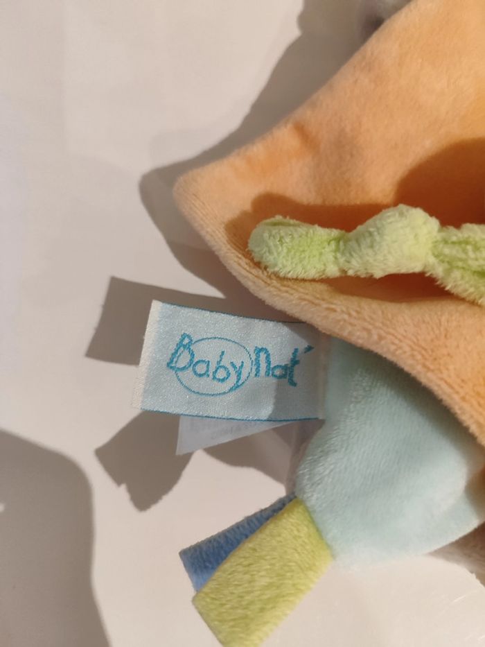 Doudou plat ours ourson nounours baby nat gourmandise - photo numéro 4