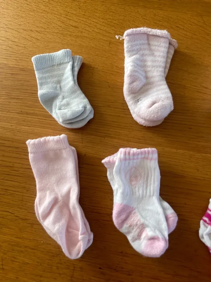 12 chaussettes filles naissances - photo numéro 4
