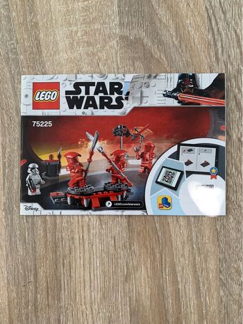 Notice livret Lego Disney Star Wars 75225