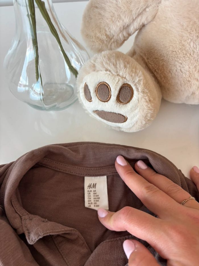 Polo marron H&M - photo numéro 2