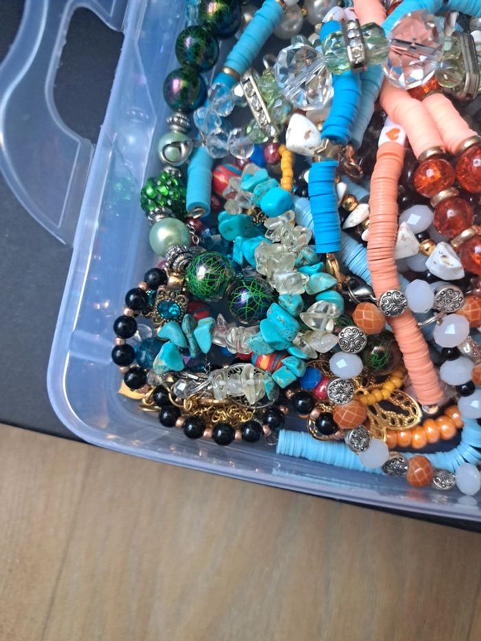 Lot de bracelets multicolore artisanale - photo numéro 3