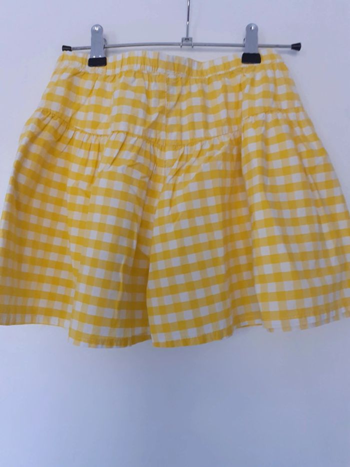 Jupe short 10 ans jaune Okaïdi - photo numéro 3