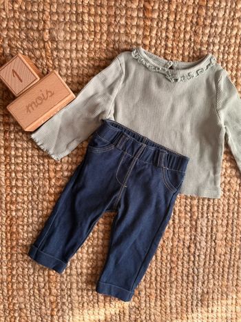 Ensemble Kiabi 1mois / 54cm