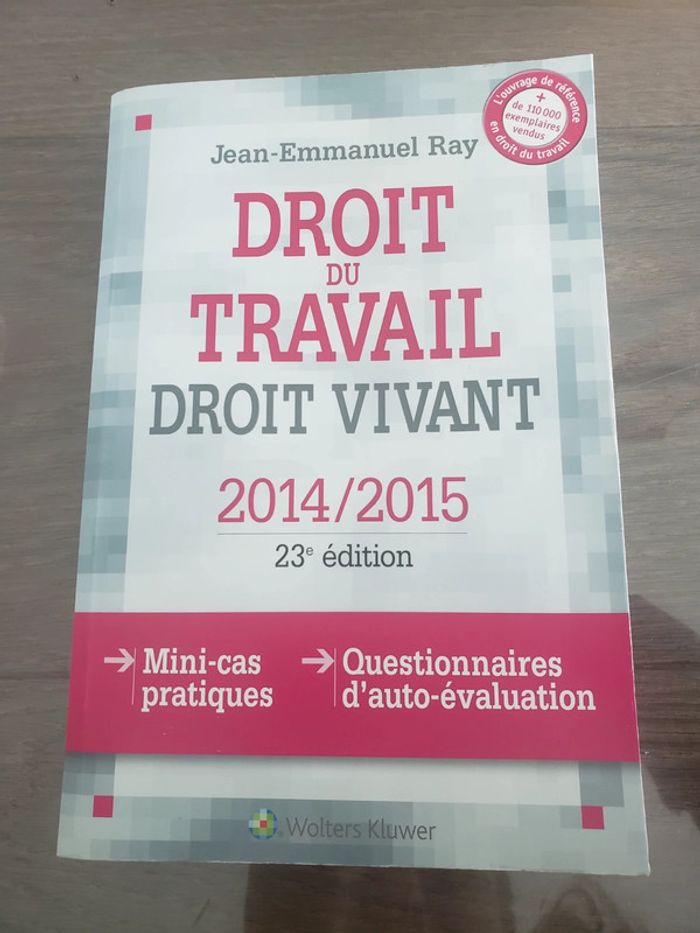 Droit du travail,  Droit vivant 2014/2015