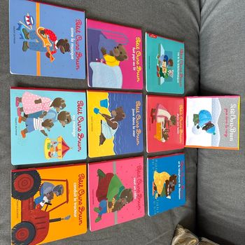 10 livres petit ours brun