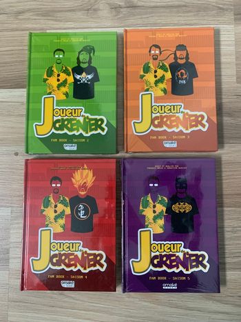 Lot Fan Books Joueur du Grenier – Saisons 2 à 5 (avec DVD)