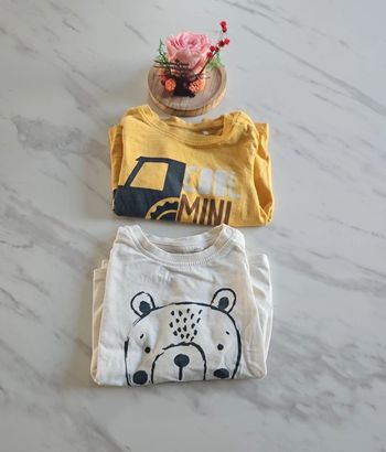 Lot de 2 t shirt manches longues