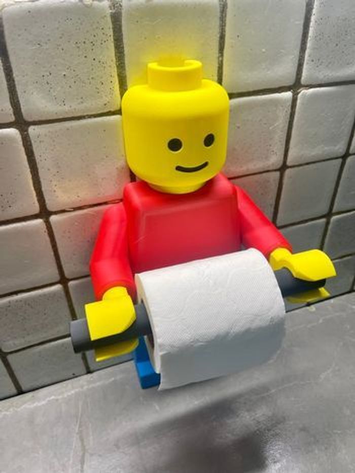 Porte-Papier Toilette Style Lego – Déco Fun & Originale Salle de Bain - photo numéro 5