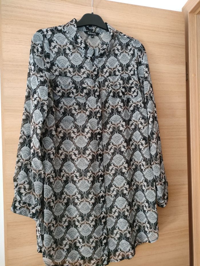 Chemisier long transparent