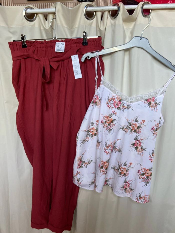 Pantalon fluide avec débardeur - photo numéro 7