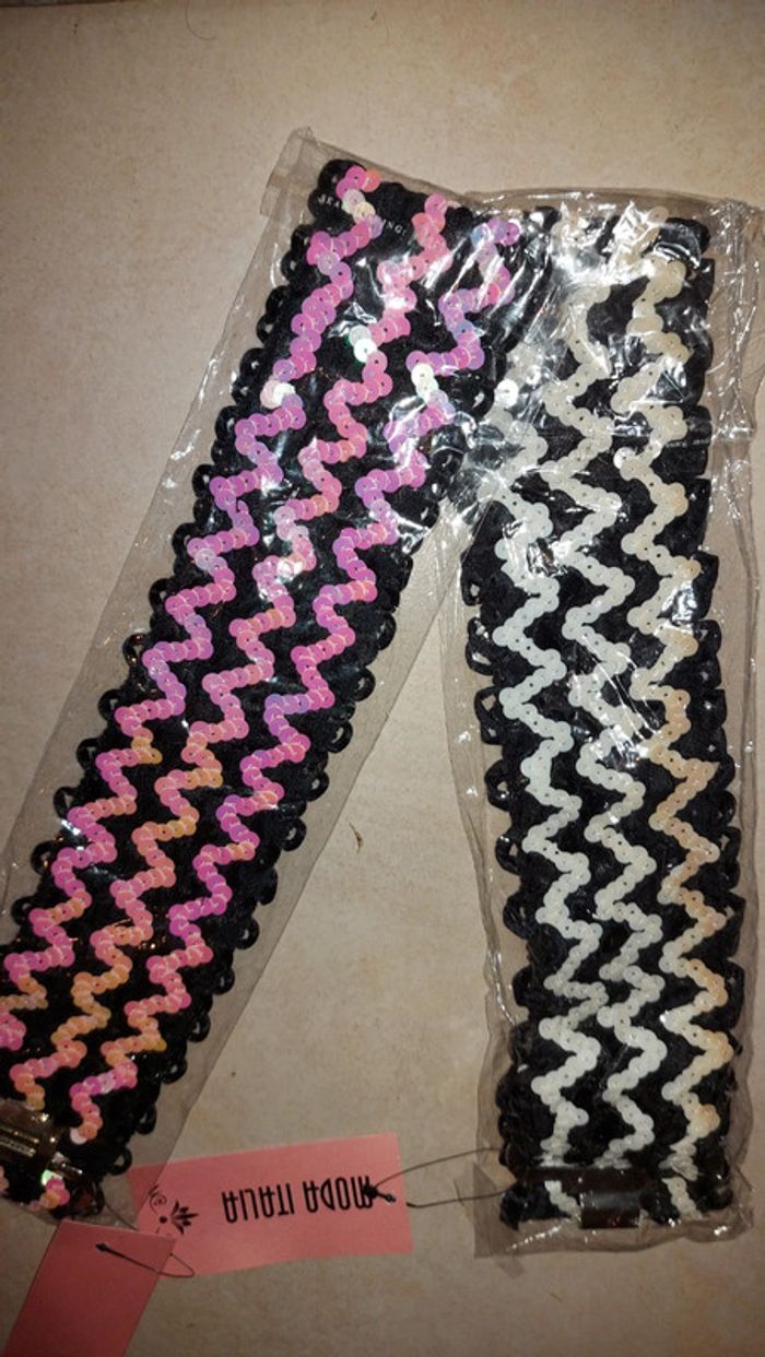 Lot 2 ceintures extensible neuf