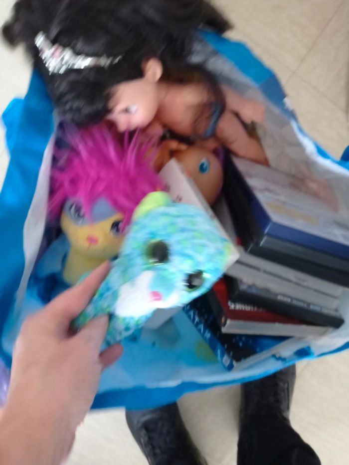gros lot  de jouets dvd  livres poupee peluche - photo numéro 2