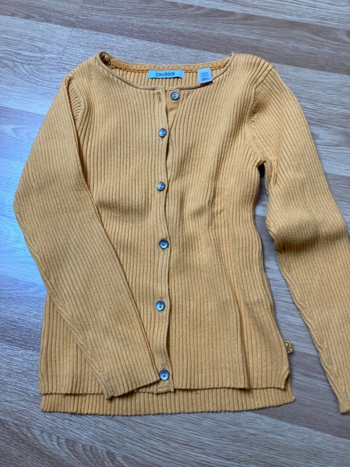 Gilet jaune moutarde 6 ans