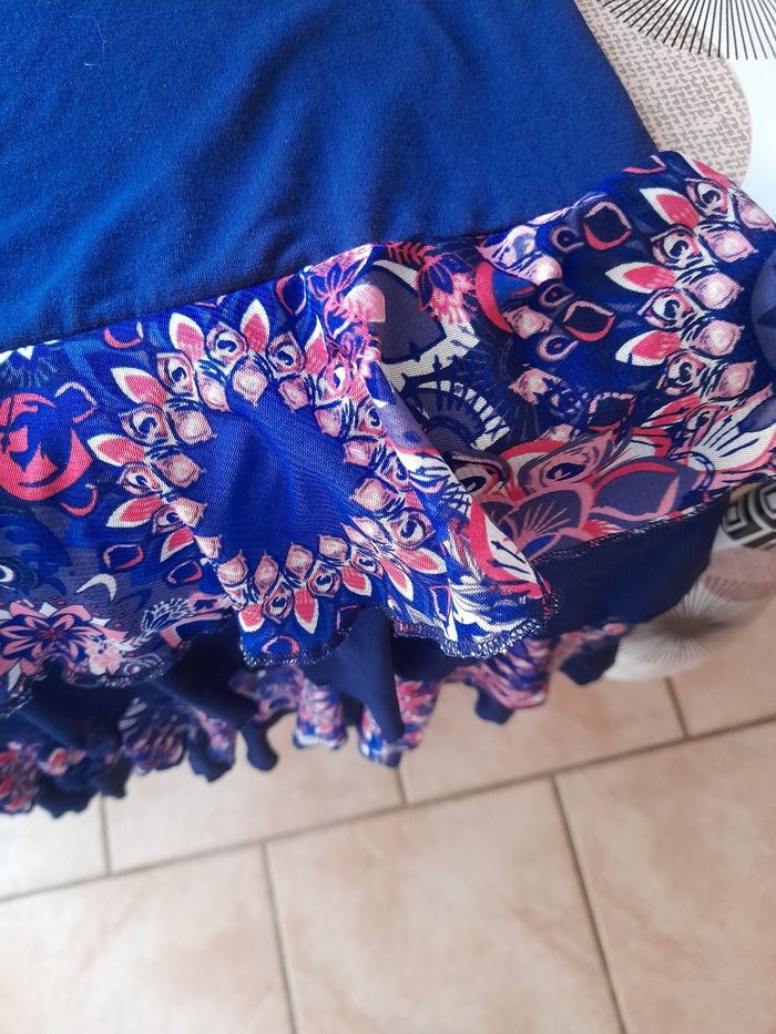 Robe bleu marine colorée 36 38 - photo numéro 2