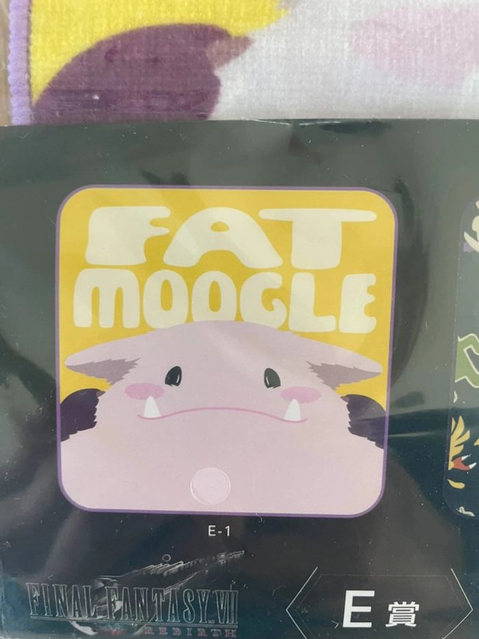 Final Fantasy VII Rebirth - Ichiban Kuji - Lot E-1 Serviette 25*25cm Fat Moogle Mog - photo numéro 3
