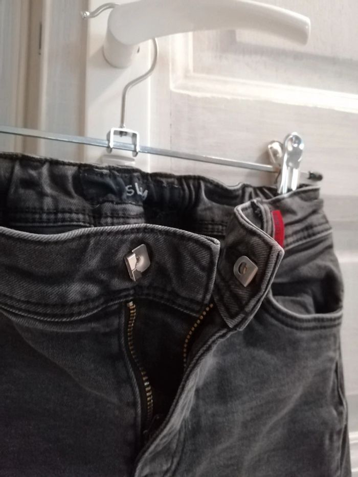 Jean slim garçon tape à l' oeil - photo numéro 3