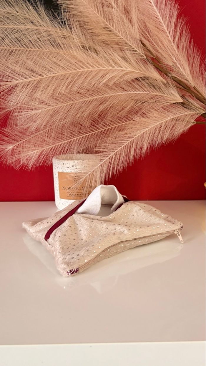 Pochette lingette lavable