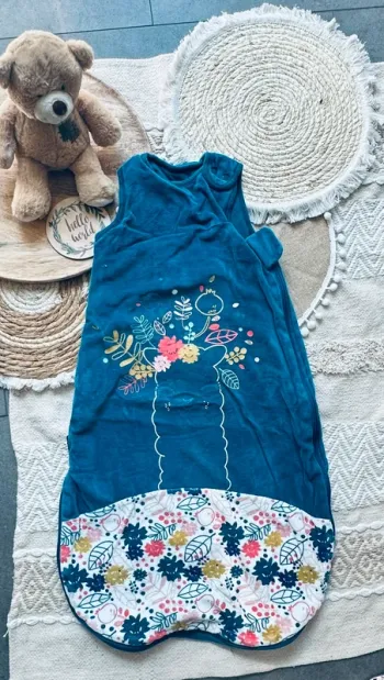 Gigoteuse Petit Béguin bleue 6/18 mois