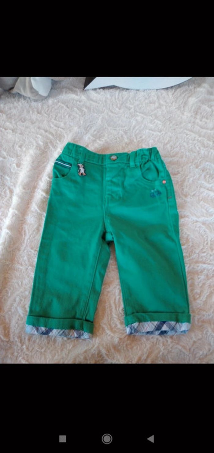 Ensemble (tee shirt manches longues+ jeans) Garçon 6 mois Sergent major - photo numéro 10