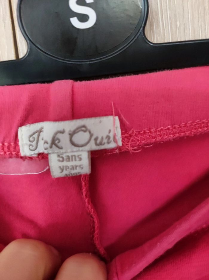 Calecon rose papillon flot pick ouic 5 ans - photo numéro 2