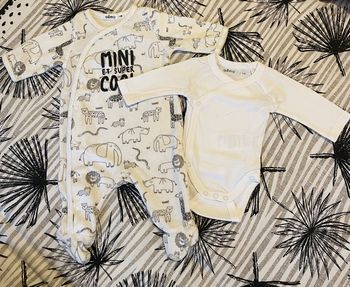 Ensemble pyjama velours + bodies