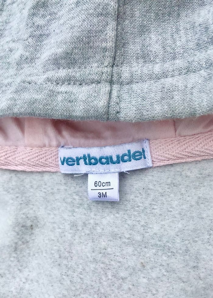 Veste sweat-shirt (3mois) Vertbaudet - photo numéro 4
