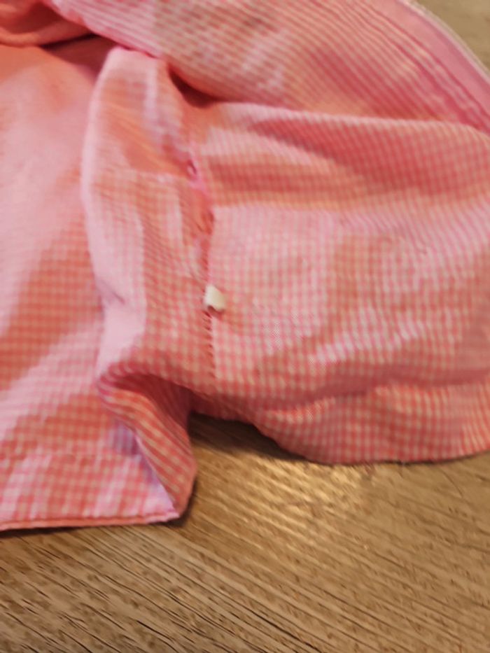 Veste à capuche réversible rose / rose à carreaux blancs, Hello Kitty, 4 ans - photo numéro 11