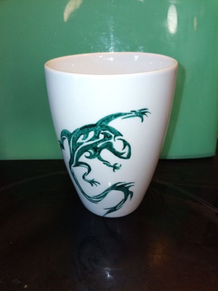 Mug tribal salamandre