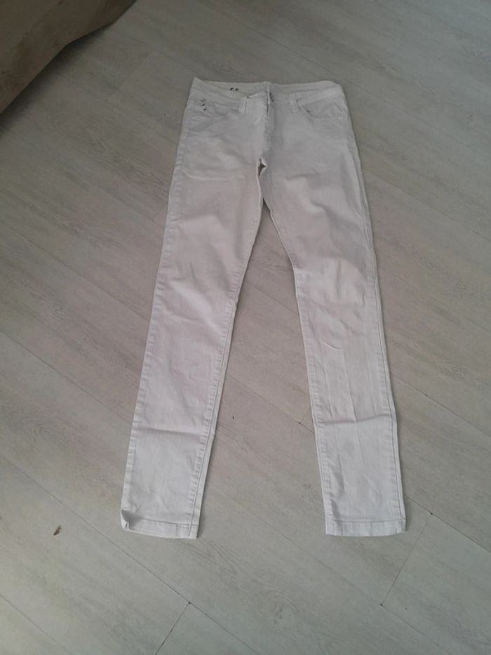Jean coton taille basse Mim