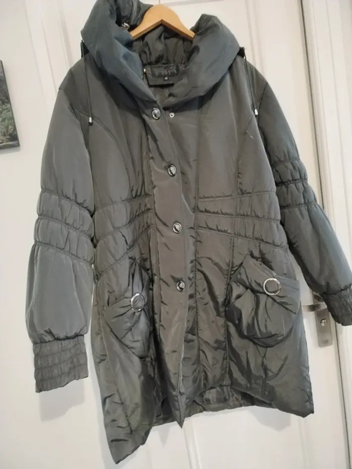 Manteau gris taille 48 - photo numéro 2