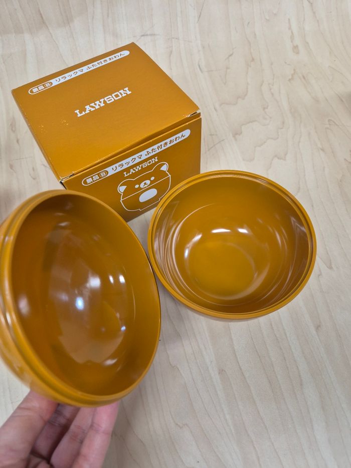 Bol plastique avec couvercle Rilakkuma x Lawson - photo numéro 5