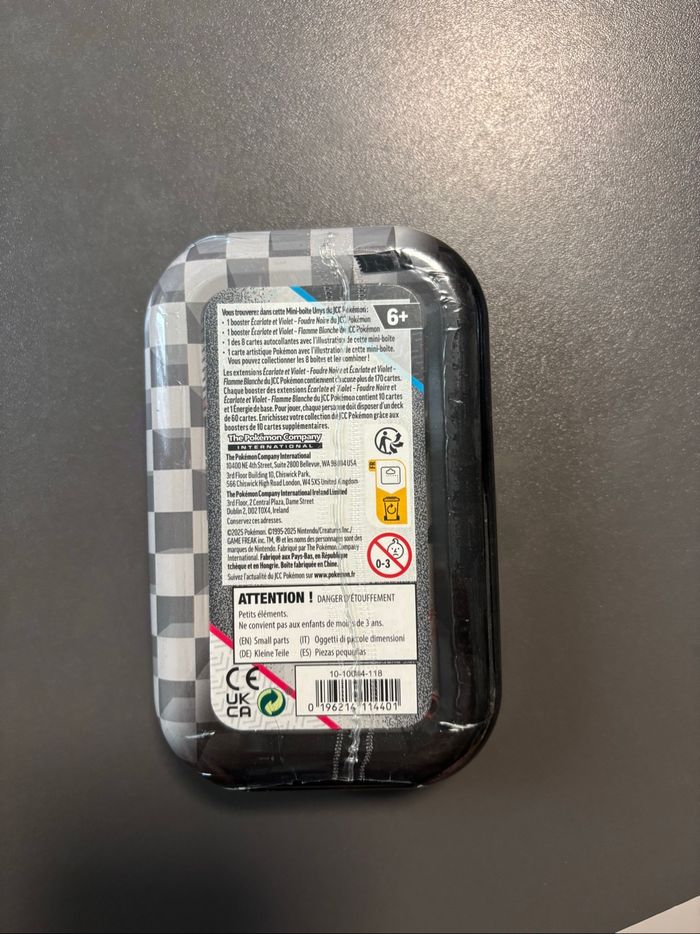 Mini tin Unys Pokémon NEUF - photo numéro 2