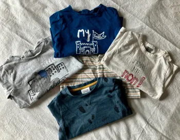 Lot de 5 t-shirt manches longues