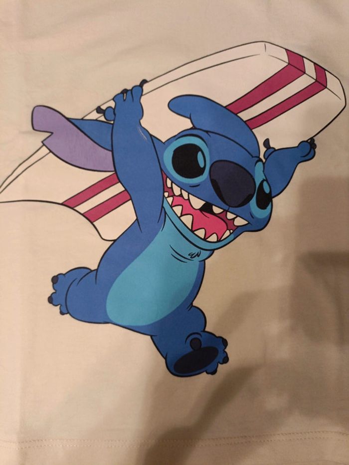 Tee shirt croc top Stitch - photo numéro 3