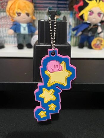 Porte-clés en caoutchouc Kirby