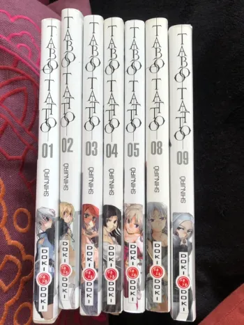 Lot 7 tomes Taboo Tattoo