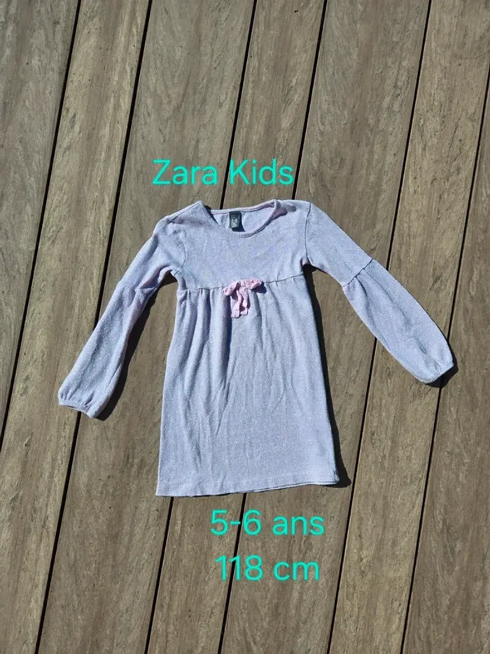 Robe rose paillettes 6 ans Eara Kids