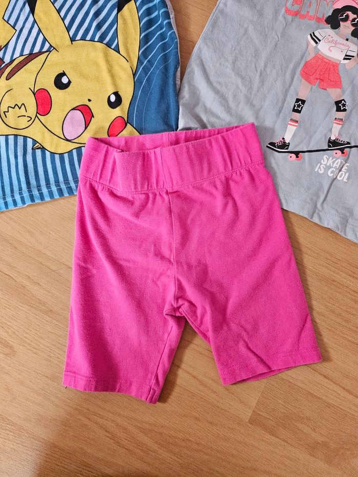 Lot tee shirt et cycliste - photo numéro 4