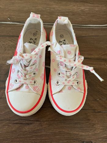 Baskets en toile fille