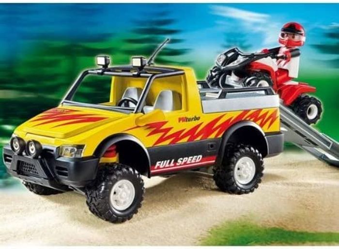PLAYMOBIL Pick up & Quad de Course 4228 - photo numéro 2
